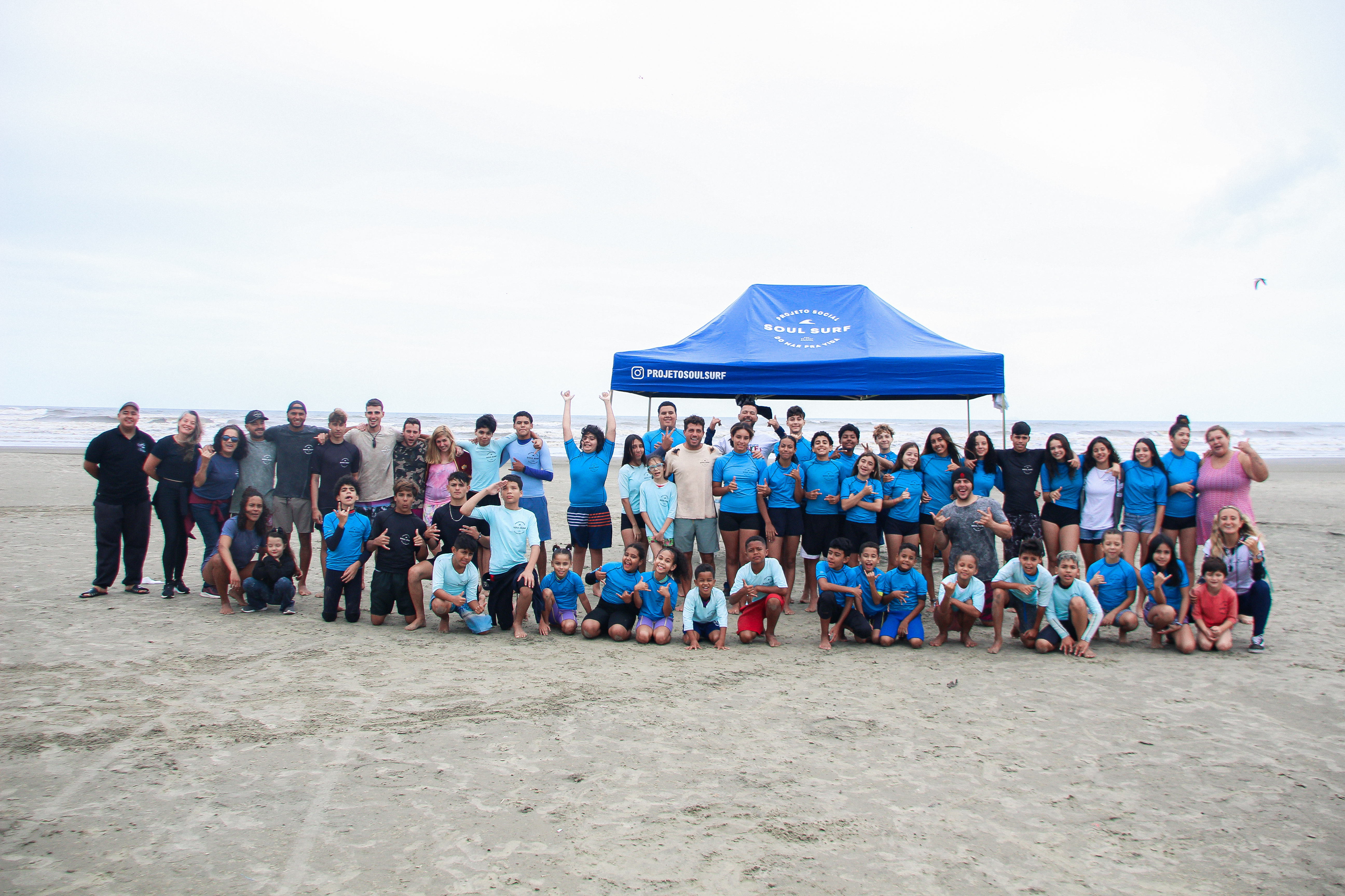 Time do Projeto Social Soul Surf